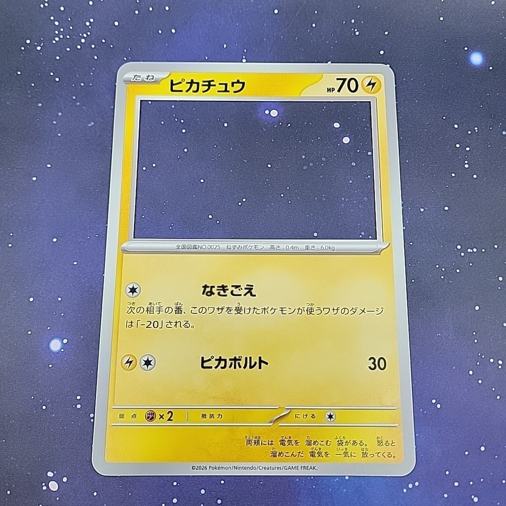 Pikachu TCG Poke Park Kanto Japan 2026 Limited Bonus Jumbo Card Frame US SELLER